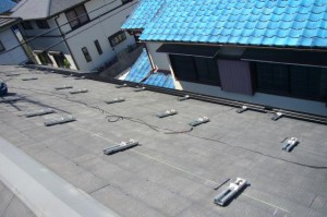 京セラ太陽光　施工事例　城陽市　架台