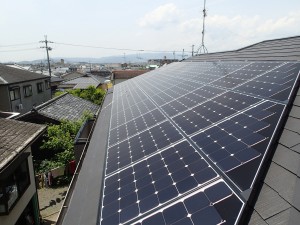 シャープ　太陽光発電施工事例