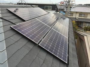 京都府城陽市　太陽光発電設置工事