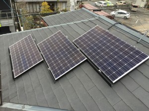 京都府城陽市　太陽光発電設置工事