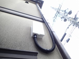 京都府城陽市　太陽光発電設置工事　接続箱