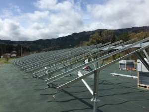 太陽光架台組立工事
