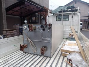 電気温水器の撤去工事