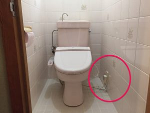 トイレのウォシュレットコンセント漏電