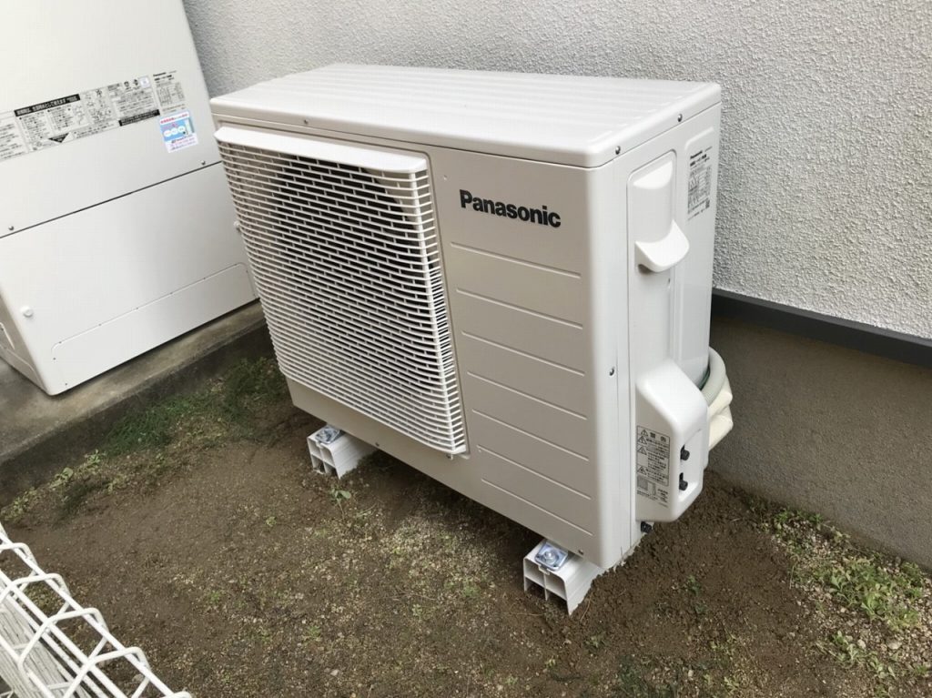 ヒートポンプの設置工事