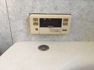 給湯器の浴室リモコン