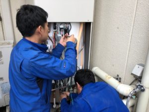 エコキュートの電気工事