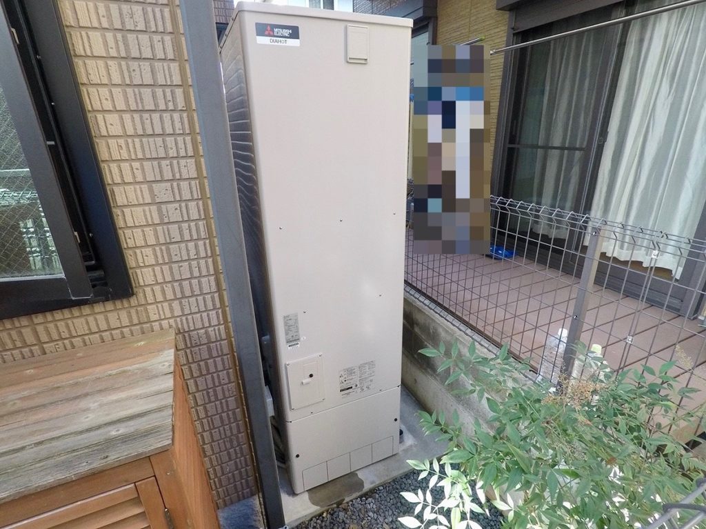 SRT-5567CFUD-BL」三菱電気温水器からエコキュートに交換 宇治市Ｋ様邸