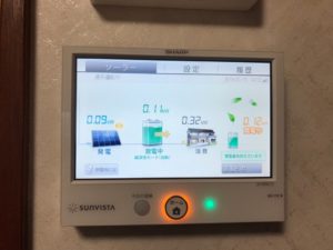 シャープ蓄電池モニター