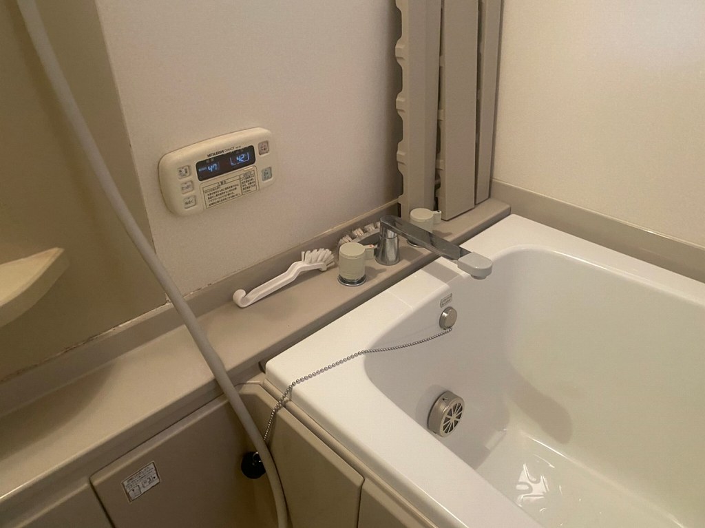 三菱電気温水器の浴室リモコン