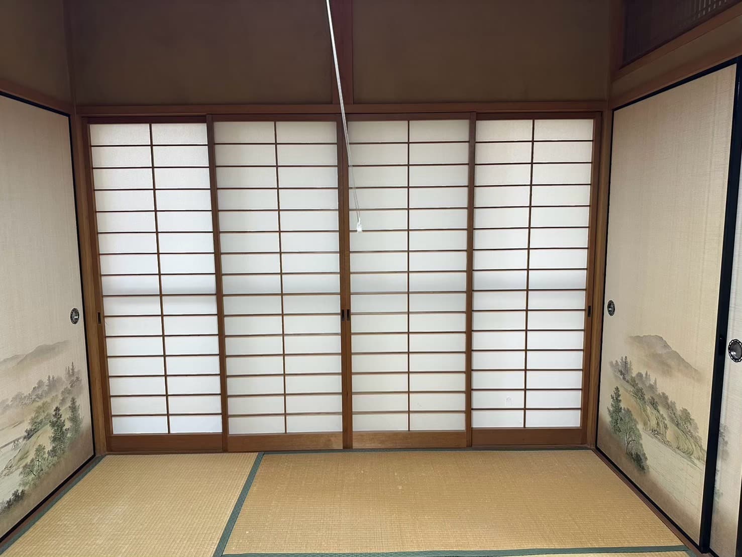 障子のある窓