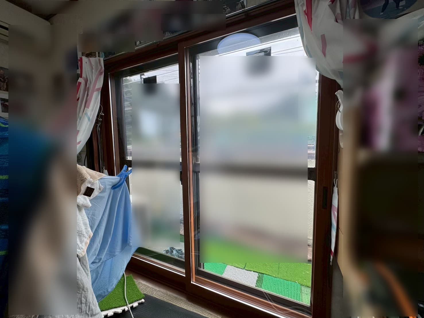 大きな窓に内窓