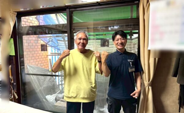 二重窓工事　Eテックスとお客様