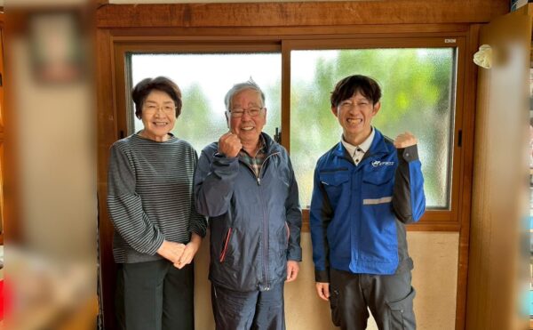 2重窓で断熱　Eテックスとお客様