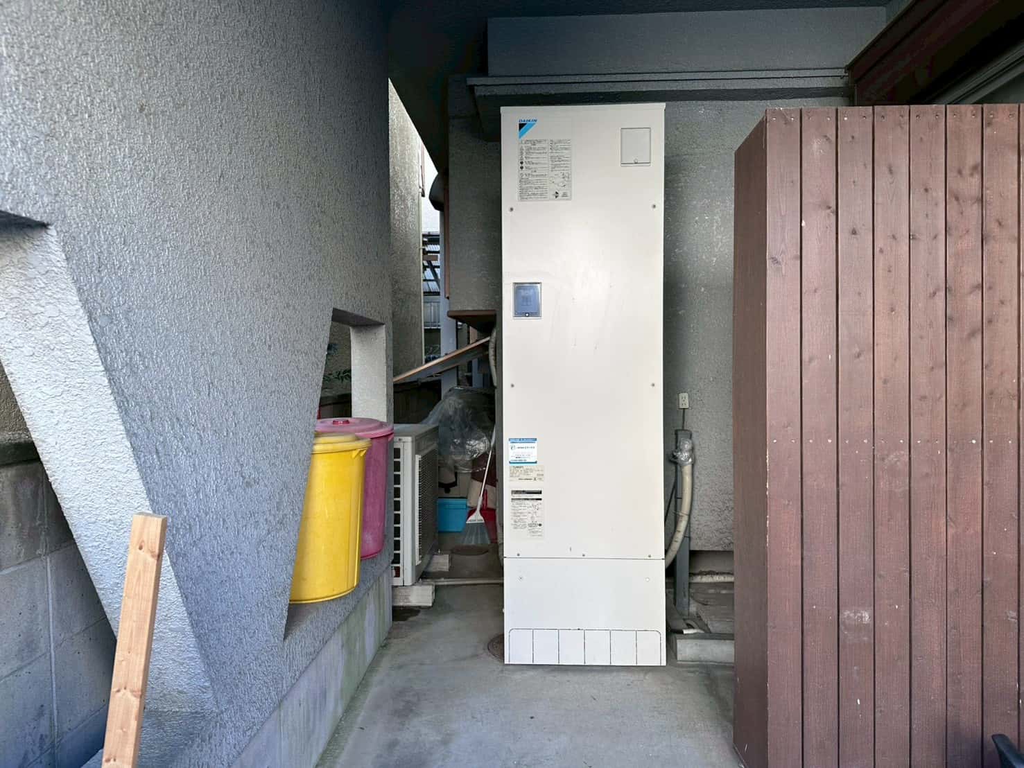 ダイキンのエコキュートから水漏れ